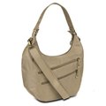Travelon Travelon 42911-770 Hack-Proof Convertible Hobo with RFID Protection - Champagne 42911-770